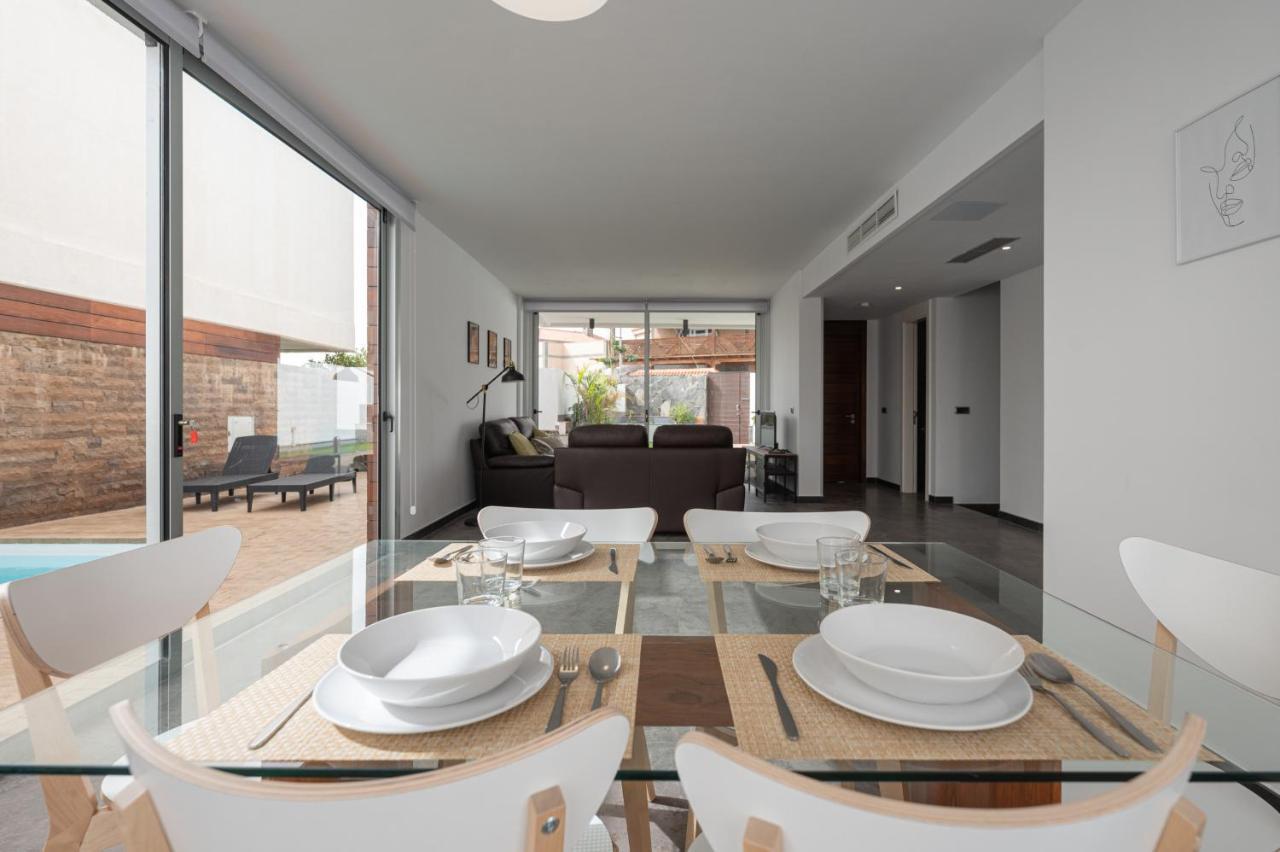 Villa Modern 2Br House - Private Pool - Parking San Bartolomé Esterno foto